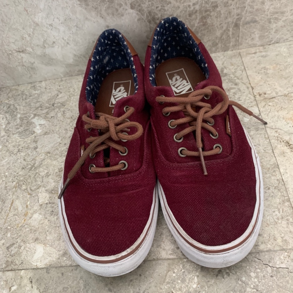 Burgundy Vans